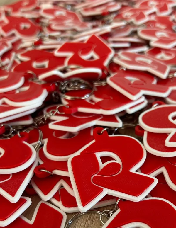 Llaveros personalizados impresos en 3D